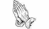 Praying Hands Vector Drawing Coloring Prayer Clip Clipart Clipartbest Girl Clipartmag sketch template