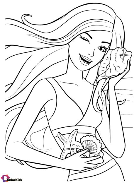 printable barbie coloring pages