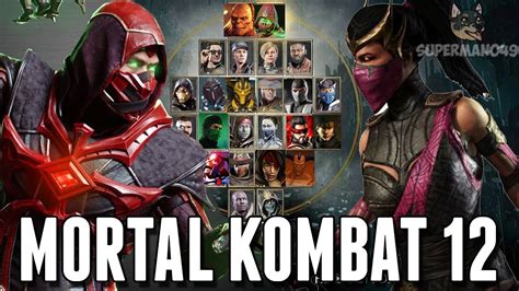 creating  perfect mortal kombat  roster youtube