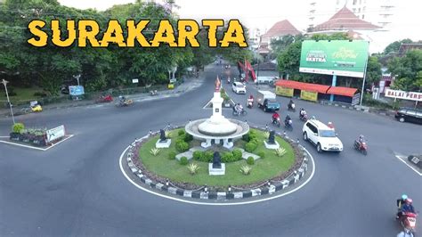 Kota Solo Surakarta Jawa Tengah Drone View Youtube