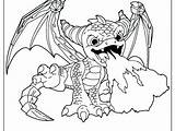 Coloring Spyro Pages Dragon Getcolorings sketch template