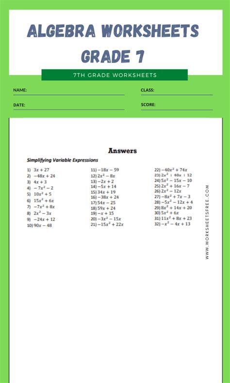 grade  maths worksheets  answers  worksheets decoomo