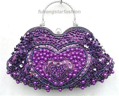 gorgeous beaded purse purple purse purple bags purple love