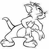 Tom Jerry Coloring Pages Drawing Outline Cartoon Printable Vectors Tags sketch template