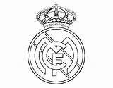 Madrid Real Coloring Logo Pages Crest sketch template