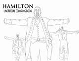 Hamilton Coloring Pages Book Printable Alexander Musical Broadway Unofficial Getdrawings Getcolorings sketch template