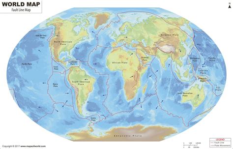 world fault  wall map  maps  world mapsales