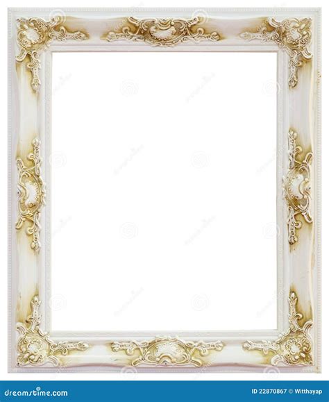 white frame stock image image  baroque decorative