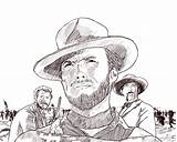 Clint Eastwood Behance sketch template