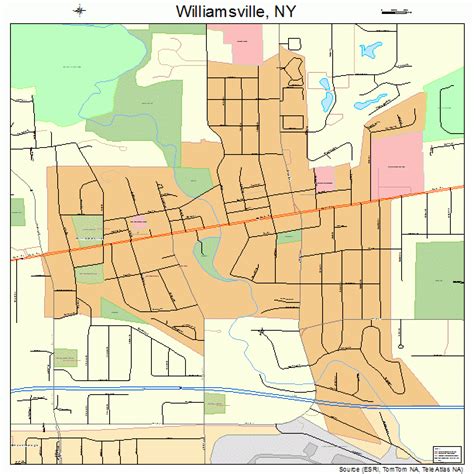 williamsville  york street map