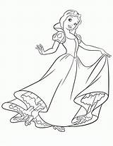 Snow Coloring Pages Princess Disney Pretty Outline Printable Drawing Dancing Print Clipart Sheets Hmcoloringpages Cartoon Everfreecoloring Girls Cinderella Snowwhite Popular sketch template