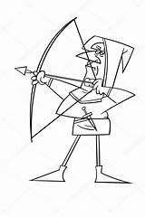 Medieval Archer Getdrawings Drawing sketch template