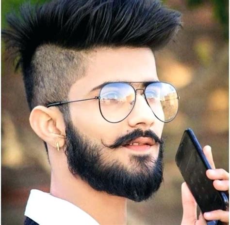view  beard styles  hairstyle  boy indian photo fronttrendbook