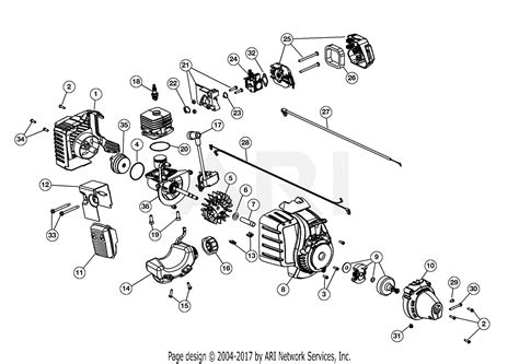 troy bilt tbec bdzc bdzc tb ec parts diagram  engine assembly