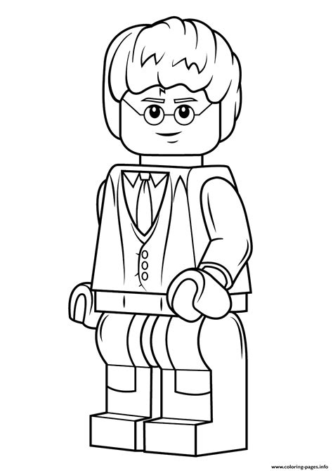 lego harry potter coloring page printable