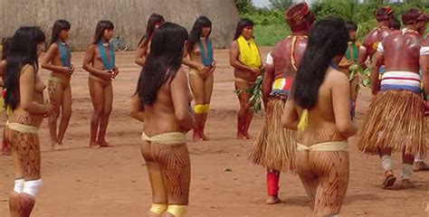 quarup the farewell ceremony of great xingu warriors brazil in hot pants