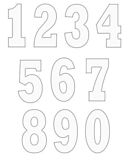 numbers clipart image  alphabet templates lettering alphabet