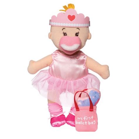 manhattan toy wee baby stella tiny ballerina  soft baby doll set