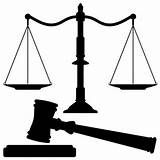 Justice Scales Clipart Vector Court Library Gavel Things sketch template
