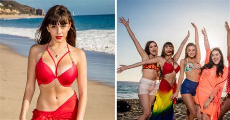 the sex factor x factor girls strip to tiny swimwear as judges houses