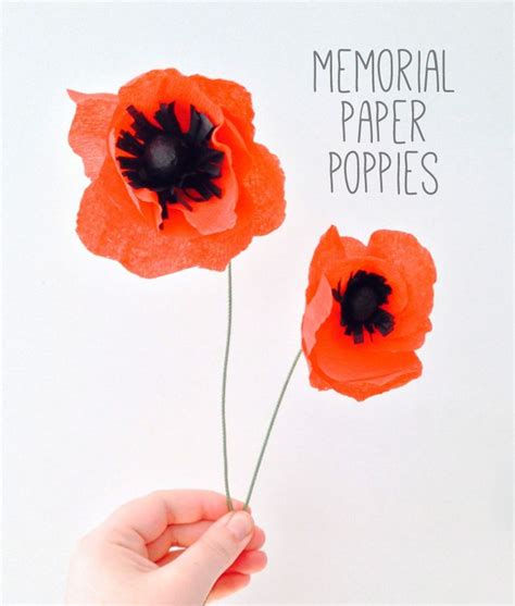 origami poppy paper flowers diy flower party themes