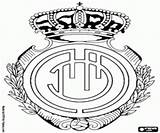 Rcd Designlooter Emblemen Vlaggen Spaanse Emblemi Spagna Calcio Colorare Campionato Bandiere sketch template