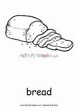 Coloring Loaf Loaves sketch template