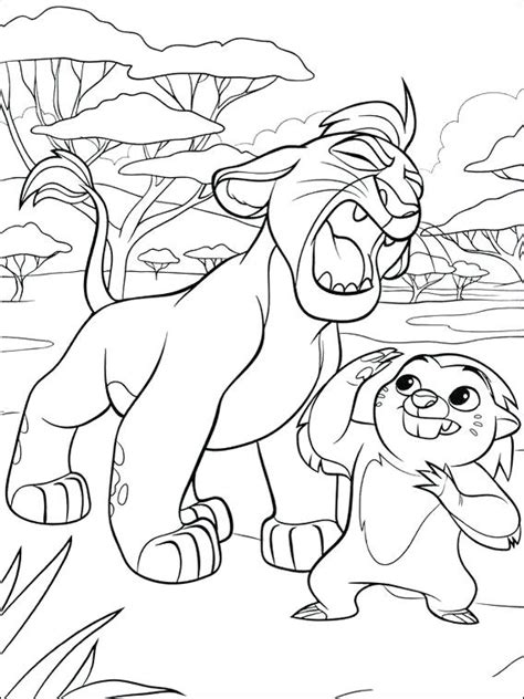 lion guard coloring pages  coloring pages  kids