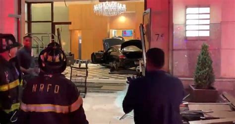 Man Smashes Car Into Trump Plaza In New York Multiple