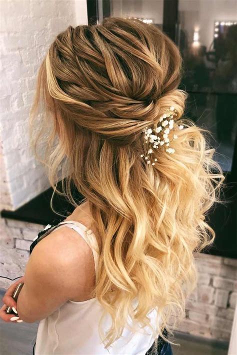 55 Incredible Hairstyles For Thin Hair Bridal Hair Half