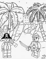 Lego Coloring Pages Pirates Pirate Printable City Castle Long Kids Police Lots Color Silver John Space Minifigures Sea Caribbean Kinds sketch template