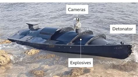 russian ship hit  novorossiysk black sea drone attack