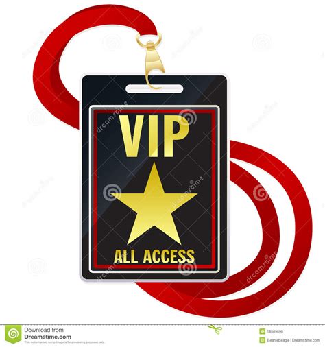 Vip Pass Stock Vector Illustration Of Laminates Elements