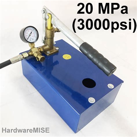 hydraulic pressure test pump mpa psi kgcm manual hydraulic water pump pipeline tester