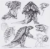 Gamera Godzilla Concept Mahiro Maeda Kaiju Monsters 1999 Monster Suit Creatures Presume Illustrated Drawings Weird King Mythical Kong Fantasy Characters sketch template