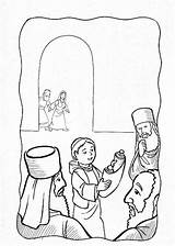 Jesus Coloring Pages Temple Crafts Finding Boy Biblekids Eu Bible sketch template