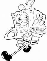 Spongebob Nickelodeon Squarepants Patty Krabby sketch template