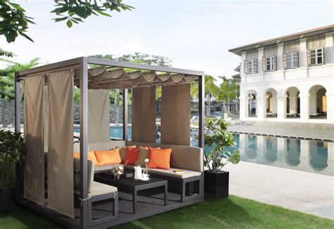 cabana boulevard unveils  amazing cabana outdoor furniture pergola outdoor shade