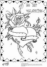 Coloring Valentine Pages Heart Roses Rose Adult Hearts Oriental Trading Printable Beautiful Valentines Color Sheets Name March Christmas Printables Drawing sketch template