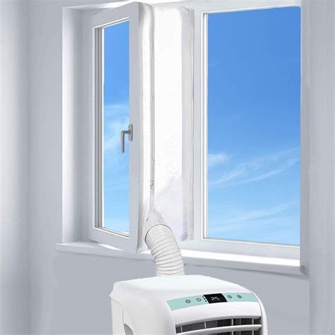 install  portable air conditioner   push  window cool