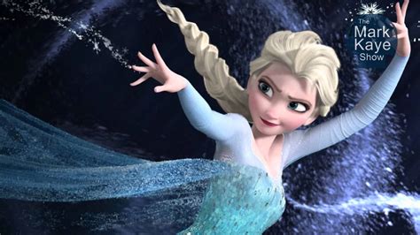 disney s frozen movie elsa is hot dad can t let it go the mark kaye show youtube