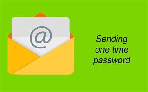 sending one time password and otp email template