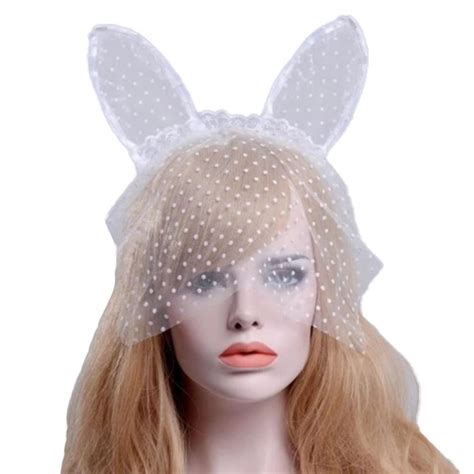 Playmate Fantasy Lace Bunny Mask Realistic Dildo Best Big And Large