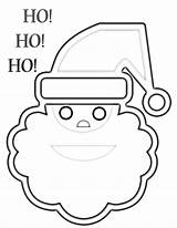 Coloring Santa Christmas Pages Printables sketch template