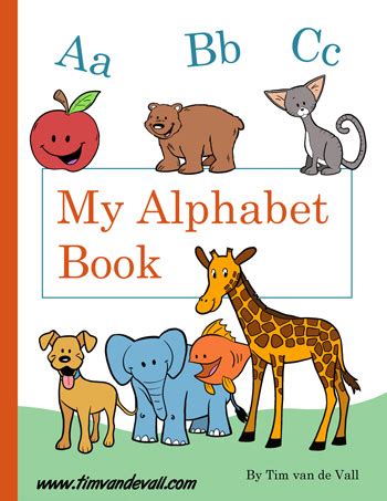 printable alphabet book  printables  preschool