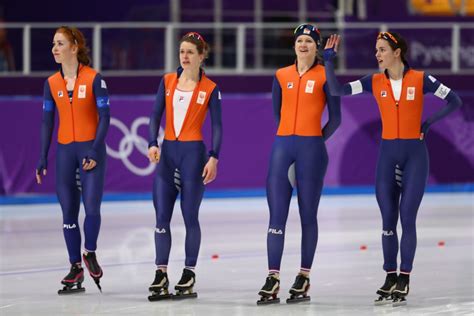 Olympics Japan Wins Gold In Women S Speed Skating Team Pursuit