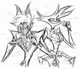Alastor Hazbin sketch template