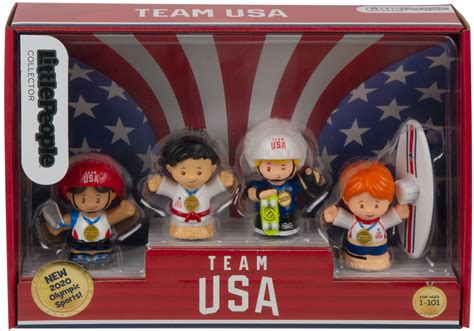 fisher price  people collector team usa  sports set walmart