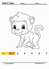 Monkey Kidzezone sketch template