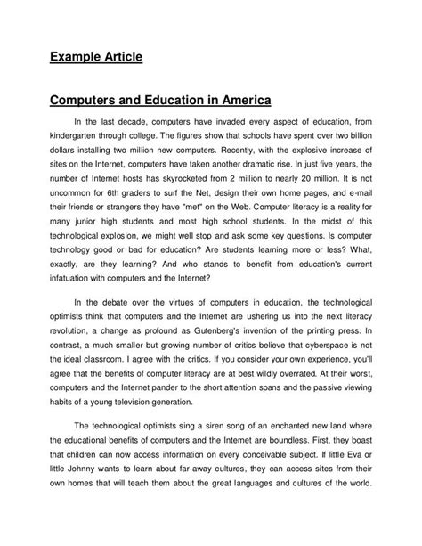 summary  article   write  article review  sample